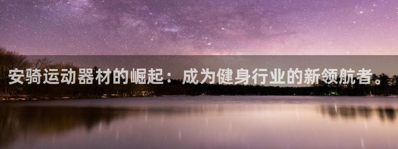 球王会体育官网下载平台注册流程视频：安骑运动器材的崛